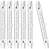 Trubuyware R7S - Lampadina alogena da 118 mm, 300 Watt, lampadina alogena da 118 mm, 300 W, confezione da 6 pezzi, 230 V, 2700 K, luce bianca calda, dimmerabile, per luci di sicurezza, luci paesaggio