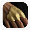 XIAOMOJEW Anello gotico da donna in oro grosso, irregolare, unico, alla moda, hip-hop, punk, cosplay, bigiotteria