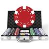 HEITOK Set poker 300 senza denominazione 11.5g Nucleo Ferro Texas Holdem | 2-8 giocatori, puntate personalizzate, Blackjack, pulsanti dealer e small/big blind, serate di carte