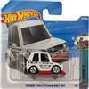Hot Wheels - Tooned Volkswagen Golf MK1 - Tooned 3/5 - JJK16 - Short Card - Bianco - Mattel 2026 172/250 - Modello con licenza Volkswagen - Comicstyle - 1:64