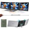 Blackview DCM6 Monitor Portatile per Laptop, 14 1080P Schermo Portatile | Triplo Schermo PC Portatile HDMI/USB-A/Type-C Plug and Play, per 13.3 -17.3 Mac, Win,Chrome,Android,Switch,PS5