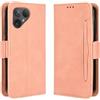 Generico DayQiQiPu Custodia per Fairphone 5 FP5 (6,46 Pollici) Cover in Pelle PU Opaca Retrò, Portafoglio a Libro con Tasca Laterale per Carte, Copertura con Chiusura Magnetica, Rosa