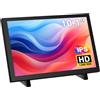 Hosyond Monitor touch screen capacitivo IPS LCD da 10,1 pollici, 1280 x 800 | Display HDMI secondo schermo per PC Windows 7/8/10 Raspberry Pi 5/4/3 Xbox PS4