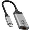 Voltvera Adattatore USB C A Mini DP Displayport 4k@60hz Mini Displayport Femmina A Tipo C Maschio Cavo Adattatore Convertitore Audio Video Breve Per iPhone Macbook Tablet Telefono Schermo Proiettore
