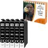 Starlet24 5 cartucce nere compatibili con Epson 18XL 18 nero BK | Compatibile con Epson XP-202, XP-205, XP-212, XP-215, XP-225, XP-305, XP-312, XP-315, XP-322, XP-325, XP-405, XP-412, XP-415