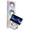 Thermalright TR Dynamic Vision Pro 360 ARGB White Dissipatore AIO Liquido | schermo IPS 5,5'' 960×540 con ventola integrata, testina magnetica,compatibile AMD AM4 AM5 Intel LGA1851 1700 1200 115X