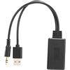 SIXRUN Adattatore Bluetooth Aux per BMW 1 3 5 6 7 X1 X3 X5 X6 Z4 Mini R55 | Ricevitore Audio Wireless, Custodia in ABS, Plug and Play, Trasmissione Stereo Senza Perdite, Integrazione Altoparlanti