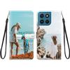 KARTXITAI PU Pelle Personalizzata Cover Compatibile con Motorola Moto G57 Power | con la Tua Foto,Immagine,Testo Flip Caso PU Pelle TPU Silicone Portafoglio Magnetica in Libro Slot Schede Custodia