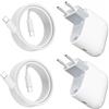 OERYIEG 2 Pack 45W USB C Caricatore Caricabatterie Cavo per Google Pixel 11 Pro XL | 10a, 11 10 Pro Fold, 9 Pro XL, 9 Pro Fold, 9a, 8 Pro, 8a, 7 Pro, 7a, 6 Pro, 6a, 5a, 4 XL, Spinotto Adattatore Ricarica Rapida