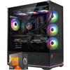 AGM store Pc Gaming RYZEN 7 7800X3D - Scheda video RX 9060XT 16GB GAMING OC - RAM 32GB DDR5 6000mhz - Nvme 1TB SSD Pci GEN4 - Dissipatore a Liquido 360mm - Wifi e Bluetooth - 2.5G LAN - W11