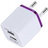 Generico Blocco caricatore USB doppio, caricatore doppio telefono,Adattatore per | caricabatterie - Caricabatterie da muro per telefono cellulare con portatile e sicuro per tablet, laptop
