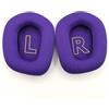 Generico Cuscinetti auricolari di ricambio cuffie wireless da gioco per Logitech G733 G335 Cuscinetti auricolari in schiuma Accessori per cuffie con rivestimento in morbido tessuto a rete (Viola)
