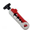 Gettimore Bobina di lenza da pesca mulinello multifunzione veloce canna da pesca bobina di colata (rosso e bianco)