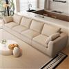 Kuczn Divano modulare 4 posti divano letto divano pavimento | Boneless Divano in Ciniglia Comodo Divano con 4 Cuscini Senza Montaggio Divano Moderno per Soggiorno e Camera da Letto