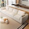 Kuczn Divano modulare 4 posti divano letto divano pavimento | Boneless Divano in ciniglia, comodo divano con 2 cuscini, senza montaggio, divano moderno, per soggiorno e camera da letto