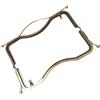 JECOMPRIS Chiusura Clic Clac per Portamonete in Ferro, 27cm Telaio Labbra | Borsette Fai da Te e Chiusura Borse, Accessori Borsa Fai da Te, Finitura Decorativa Elegante