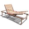 Più Relax Rete Motorizzata Singola - Legno di Faggio, 2 Snodi, Movimento Testa e Gambe, 80x190-100% Made in Italy