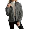 Chanpning Giubbotto Donna Invernale da in Pile, Maniche Lunghe e Tasche Anteriori Giubbotto Pelliccia Giacche Fleece Morbido Casual Giaccone Peluche Jacket Casa Cappotti Giacca Versatile per Autunno Inverno