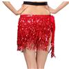 Generico Gonna Paillettes Minigonna Paillettes Donna Pantaloncini Glitter Longuette Natalizia Shorts Eleganti Fucsia Gonne Natalizie in Tulle Vestito Satin Oro Pelosa Bambina Rossa Corta Taglia Unica