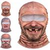 Generico Maschera da sci divertente e realistica con viso da vecchio | stampa 3D e copertura completa del viso e del collo, copertura invernale esilarante per uomo