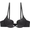 HLYLDL Reggiseno da Donna Profondo con Ferretto Multiuso Push Up Convertibile a Taglio Basso Tutti i Giorni Senza Cuciture