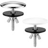 ZYLWLDP 2 pezzi copriforo lavello, 1 cromato e 1 bianco, tappo 15 - 40 mm per foro del rubinetto, tappo lavello cucina, tappo per lavabo, bagno, copriforo lavabo, installazione semplice