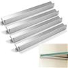 xiruiubao Reggimensola Supporti Mensole, 4 Pezzi Perni Per Mensole Allungato 20 × 2,2 cm, Staffa per Mensole Vetro e Legno, per Armadi da Cucina, Librerie, Armadi per Vini e Guardaroba