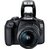 Canon EOS 2000D 24.1 Mpx Fotocamera Reflex Digitale Kit con 18-55 mm IS II
