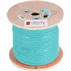 Techly Professional Matassa U/UTP Cavo Cat.6A Rame 305m LSZH Rigido Blu