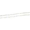 GRUNDIG Catena luminosa in rame, 40 LED, luce bianca calda, 4,3 metri, funzione timer, 6 ore accesa/18 ore spenta, per interni, 2 batterie AA non incluse, colore: argento/trasparente
