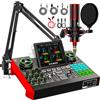HoHooG G10-P17 Kit Podcast Completo, Interfaccia Audio, Micro Streaming, Braccio | Podcast e live più chiari con microfono P17, braccio articolato, riduzione del rumore, effetti vocali