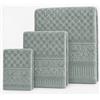 GX GARGIX Tris Asciugamani in Spugna 3 Pezzi - Set Viso, Ospite e Telo Bagno - Morbidi, Assorbenti e Resistenti - Completo Bagno in Spugna