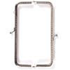 ZSREYFNB Chiusura Per Borsa Clic Clac 1pc Borsa Borsa Fiore in Metallo retrò 6.5CM/8.5CM/12CM/15CM/18CM/20CM Fai da Te Fare Cornice Artigianale Bacio Chiusura Blocco Argento Chiusura Clic Clac Per Borse(15CM S