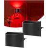 Lamptobe Luce Notturna LED Luce con Rossa 630 nm con Sensore Crepuscolare 2 pezzi | LED Rosso,Zero Luce Blu,Favorisce Il Sonno,3 Livelli Di Luminosità Lampada Rossa per Camera dei Bambini,Bagno,Corridoio,Scale