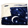 lovelyhome COPERTA PLAID IN PILE DOPPIO AGNELLATO LUNA PLANET LOVELY HOME (160x210 cm)