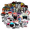 XRVRILE Confezione da 50 Adesivi Bici, Sticker Personalizzati Impermeabili per Laptop, Valigie, Caschi, Motociclette, Snowboard, Auto, Mountain Bike, Bici da Corsa, BMX, Caschi, Borracce