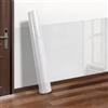 CREATCABIN Pellicola Protettiva Elettrostatica Trasparente per Pareti Plastica Trasparente Adesiva Rimovibile per Mobili Cucina Porte Schizzi Cani Gatti Graffi 2x0.4m
