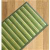 casachic Tappeto Bamboo SFUMATO PASSATOIA Cucina E Multiuso 55X280 Verde