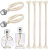 SPOKKI Stoppino di ricambio per lampada Berger, 2 stoppini catalitici (argento platino) + 4 stoppini in cotone, stoppino per lampade a olio, bruciatori catalitici, aromaterapia