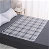 Morbuy Traverse Letto Anziani e Bambini Lavabili Impermeabile Assorbente Riutilizzabili Traversa Letto Singolo Matrimoniale per Incontinenza Morbide Traspirante Coprimaterasso (Blu navy,100x150cm)