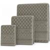 GX GARGIX Tris Asciugamani in Spugna 3 Pezzi - Set Viso, Ospite e Telo Bagno - Morbidi, Assorbenti e Resistenti - Completo Bagno in Spugna