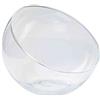 INNA-Glas Portacandele, Sfera/Rotondo, Trasparente, 13 cm, Ø15,5 cm | in Vetro Diana - Portacandela Decorativo - Portalumino