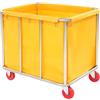 DCSYOG Carrello per la biancheria, in acciaio inox, con rotelle, portata di 200 kg, per la biancheria domestica, hotel, 90 x 65 x 80 cm
