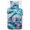 Jay Franco Set copripiumino Disney Lilo and Stitch per bambini, super morbido, solo federa, piumino non incluso, multicolore, 2 pezzi, singolo