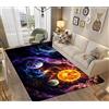 PEIHUODAN Tappeti Camera Da Letto Bambini Galassia L Universo Colorati Morbido Tappetino Moderni Pelo Corto Tappeti Salotto Bagno Grandi Lavabile Tappeto Gamer Pavimento Ragazzi Gioco (Giallo,120x180 cm)