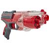 NERF Elite Disrupter Blaster, 6-Dart Rotating Drum, Slam Fire, Translucent Red, Easter Gifts for Kids (Amazon Exclusive)