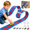 Normodic Piste Macchinine per Bambini, Autocarri flessibili, 5m Pista da Corsa | Pista Flessibile per Macchinine con 6 Macchinine 3 Rampe 1 Borsa Portaoggetti 4 Ventose Regalo per Bambino e Bambine