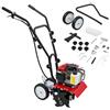 Goddlgjik Motozappa a benzina a 2 tempi, 52 cc, 1900 W, profondità 3-12 cm | 6500-7000 giri/min, 4 lame in acciaio al manganese, per giardino, cortile, campo, serra, orto