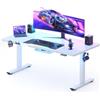 FLEXISPOT Scrivania Elettrica Regolabile in Altezza, 200 x 80 cm, Scrivania Gaming, con Vassoio Completo, Sistema Anticollisione e Memoria a 4 Altezze