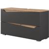 Vicco Mobile sottolavabo per bagno Marelle, Antracite/Rovere artigianale, 100 x 57.5 cm